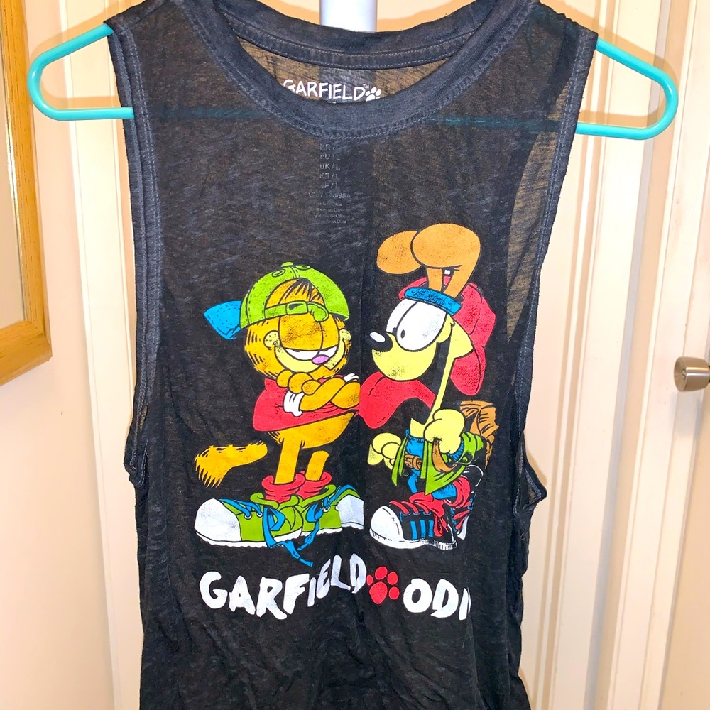 Garfield & Odie tank/muscle tee